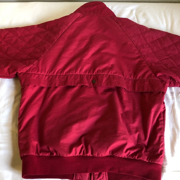 Red Vintage Izod Club Zipper Jacket - Picture 4 of 4